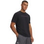 mini: Męski t-shirt z nadrukiem Under Armour UA M BLUR WM SS - czarny (1)