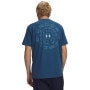 mini: Męski t-shirt z nadrukiem Under Armour UA M BLUR WM SS - niebieski (2)