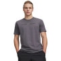  UNDER ARMOUR Męski tshirt z nadrukiem Under Armour UA M BLUR WM SS  szary Szary