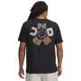 mini: Męski t-shirt z nadrukiem Under Armour UA M Radial WM SS - czarny (2)