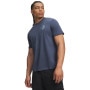 mini: Męski t-shirt z nadrukiem Under Armour UA Mountain Bison - denim (1)