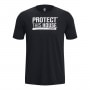 mini: Męski t-shirt z nadrukiem Under Armour UA Protect This House - czarny (5)