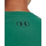 mini: Męski t-shirt z nadrukiem Under Armour Sportstyle LC SS - zielony (4)