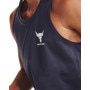 mini: Męski top treningowy Under Armour Project Rock Print Ftd Tk - grafitowy (4)