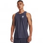 mini: Męski top treningowy Under Armour Project Rock Print Ftd Tk - grafitowy (1)