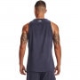 mini: Męski top treningowy Under Armour Project Rock Print Ftd Tk - grafitowy (2)