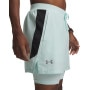 mini: Męskie spodenki do biegania Under Armour UA Launch 5'' 2-in-1 Short - miętowe (4)