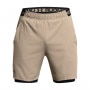 mini: Męskie spodenki treningowe Under Armour UA Vanish Woven 2in1 Shorts - beżowe (5)