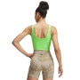 mini: Damski top treningowy Under Armour Project Rock Fitted Bra Tank - zielony  (2)