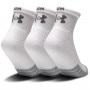 mini: Skarpetki treningowe uniseks (3-pack) Under Armour UA Heatgear Quarter - białe (2)