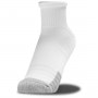mini: Skarpetki treningowe uniseks (3-pack) Under Armour UA Heatgear Quarter - białe (5)