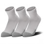 mini: Skarpetki treningowe uniseks (3-pack) Under Armour UA Heatgear Quarter - białe (1)