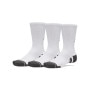 Obrazek dla: UNDER ARMOUR Skarpetki treningowe długie (3pack) uniseks Under Armour New UA Perf Tech 3pk Crew  białe Biały