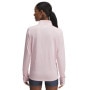 mini: Damski longsleeve treningowy Under Armour Tech 1/2 Zip- Twist - różowy (2)