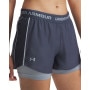 mini: Damskie spodenki treningowe Under Armour Tech Play Up 2in1 Shorts - granatowe (4)