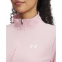 mini: Damski longsleeve treningowy Under Armour Tech Rib 1/2 Zip - różowy (3)