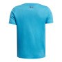 mini: Chłopięcy t-shirt z nadrukiem Under Armour UA B Split Big Logo SS - niebieski (2)
