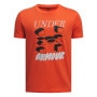 mini: Chłopięcy t-shirt z nadrukiem Under Armour UA B Split Big Logo SS - pomarańczowy (1)