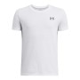 mini: Chłopięcy t-shirt basic Under Armour UA B Sportstyle Lc SS - biały (1)