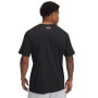 mini: Męski t-shirt z nadrukiem Under Armour UA Camo Chest Stripe SS - czarny złe zdjęcie nadruku u producenta (2)