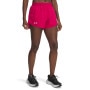 mini: Damskie spodenki do biegania Under Armour UA Fly By 3'' Shorts - różowe (2)