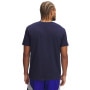 mini: Męski t-shirt z nadrukiem Under Armour UA Hw Lc Patch SS - granatowy (2)