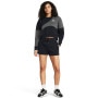 Obrazek dla: UNDER ARMOUR Damskie spodenki dresowe Under Armour UA Icon Fleece Boxer Shorts  czarne Czarny