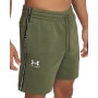 mini: Męskie spodenki dresowe Under Armour UA Icon Fleece Short Taping - zielone (4)