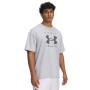  UNDER ARMOUR Męski tshirt z nadrukiem Under Armour UA M Hw Os Branded Ss  szary Szary
