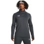 UNDER ARMOUR Męski longsleeve treningowy Under Armour UA M's Challenger Midlayer  szary Szary