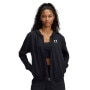 mini: Damska bluza dresowa rozpinana z kapturem Under Armour UA Rival Terry FZ - czarna (1)