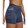 mini: Damskie legginsy krótkie do biegania Under Armour UA Run 96 Short - granatowe (4)