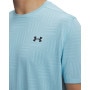 mini: Męska koszulka treningowa Under Armour UA Tech Vent Geotessa SS - niebieska (3)