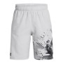 mini: Chłopięce spodenki treningowe Under Armour UA Tech Woven Graphic Short - białe (1)
