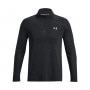 mini: Męski longsleeve do biegania Under Armour UA Seamless Stride 1/4 Zip - czarny (5)