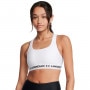 UNDER ARMOUR Biustonosz treningowy Under Armour Crossback Mid Bra  biały Biały