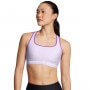 UNDER ARMOUR Biustonosz treningowy Under Armour Crossback Mid Bra  fioletowy Fioletowy