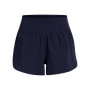 Damskie spodenki treningowe Under Armour Flex Woven 2-In-1 Short - granatowe