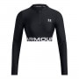 mini: Damski longsleeve treningowy Under Armour Heatgear Rib 1/4 Zip Ls - czarny (3)