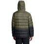 mini: Męska kurtka z puchem naturalnym Under Armour Legend Down Hooded Jacket - oliwkowa/khaki (2)