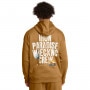 mini: Męska bluza treningowa nierozpinana bez kaptura Under Armour Project Rock Icon Fleece Hoodie - brązowa  (2)