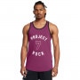 Męski top treningowy Under Armour Project Rock Mesh Tank Boh - fioletowy