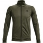 mini: Męska bluza rozpinana bez kaptura Under Armour Sportstyle Tricot Jacket - khaki (5)