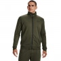  UNDER ARMOUR Męska bluza rozpinana bez kaptura Under Armour Sportstyle Tricot Jacket  khaki Khaki