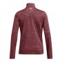 mini: Damski longsleeve treningowy Under Armour Tech 1/2 Zip- Twist - brązowy (4)