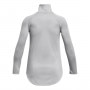 mini: Dziewczęca bluza treningowa nierozpinana bez kaptura Under Armour Tech Graphic 1/2 Zip - szara (2)
