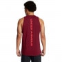 Męski top do koszykówki Under Armour UA Zone Tank - czerwony