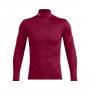 Męski longsleeve treningowy Under Armour UA Cg Elite Mock - czerwony