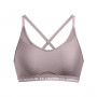 Biustonosz treningowy Under Armour UA Crossback Low Bra - beżowy