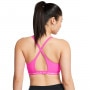 Biustonosz treningowy Under Armour UA Crossback Low Bra - różowy